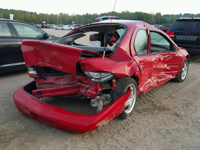 1B3EJ46X6WN135348 - 1998 DODGE STRATUS RED photo 4