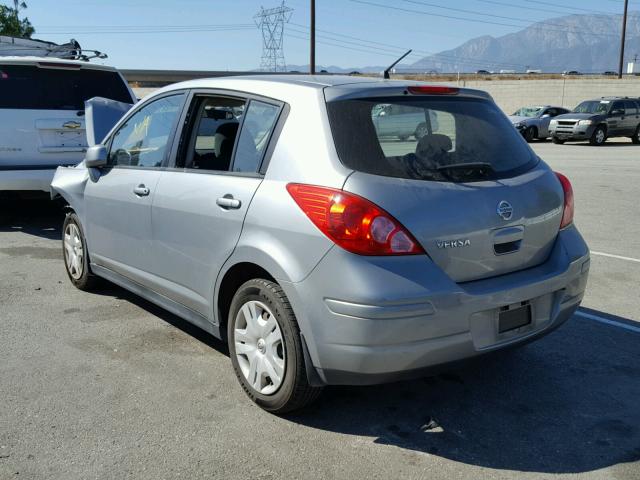 3N1BC1CP7AL410218 - 2010 NISSAN VERSA S GRAY photo 3