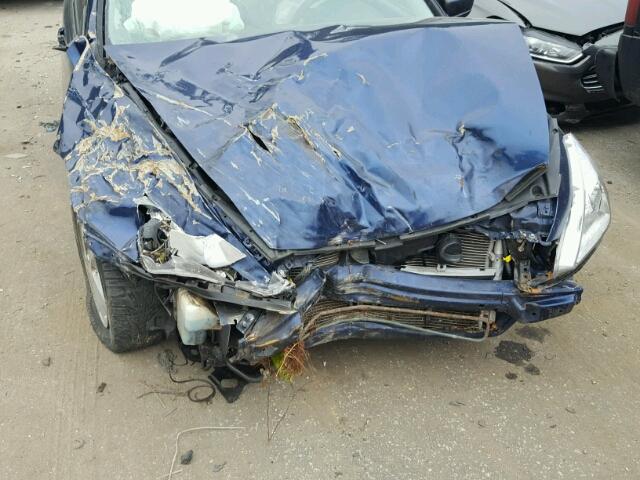 1HGCM66594A019607 - 2004 HONDA ACCORD EX BLUE photo 9