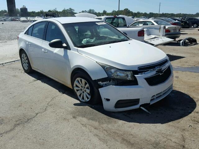 1G1PC5SH0B7273724 - 2011 CHEVROLET CRUZE LS WHITE photo 1