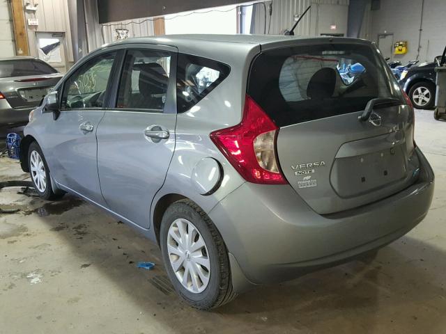 3N1CE2CP9EL417049 - 2014 NISSAN VERSA NOTE SILVER photo 3