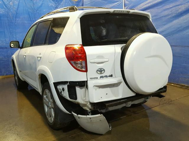 JTMBD32V985201935 - 2008 TOYOTA RAV4 SPORT WHITE photo 3