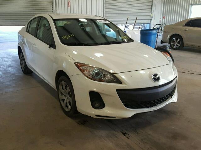 JM1BL1U75D1758087 - 2013 MAZDA 3 I WHITE photo 1