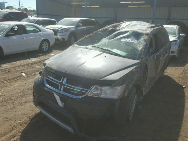 3C4PDDBG5FT554599 - 2015 DODGE JOURNEY SX BLACK photo 2