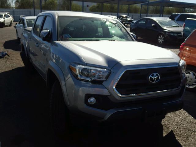 3TMAZ5CN5HM037326 - 2017 TOYOTA TACOMA SILVER photo 1