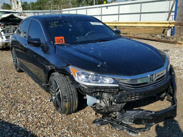 1HGCR2F17HA024835 - 2017 HONDA ACCORD SPO BLACK photo 1