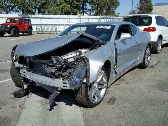 1G1FD1RS3H0172505 - 2017 CHEVROLET CAMARO LT SILVER photo 2