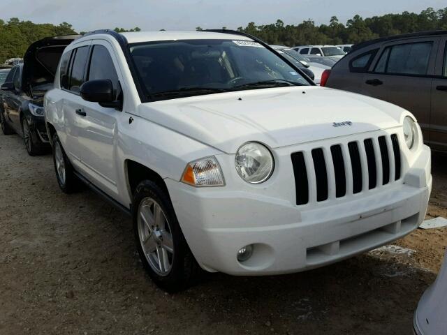 1J4FT47B49D189509 - 2009 JEEP COMPASS SP WHITE photo 1