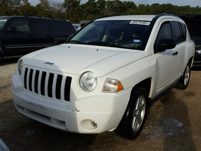 1J4FT47B49D189509 - 2009 JEEP COMPASS SP WHITE photo 2