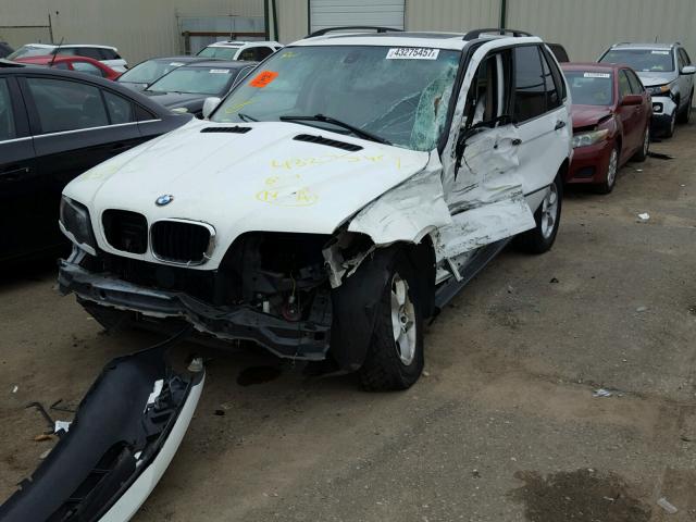 WBAFA53501LP22352 - 2001 BMW X5 WHITE photo 9