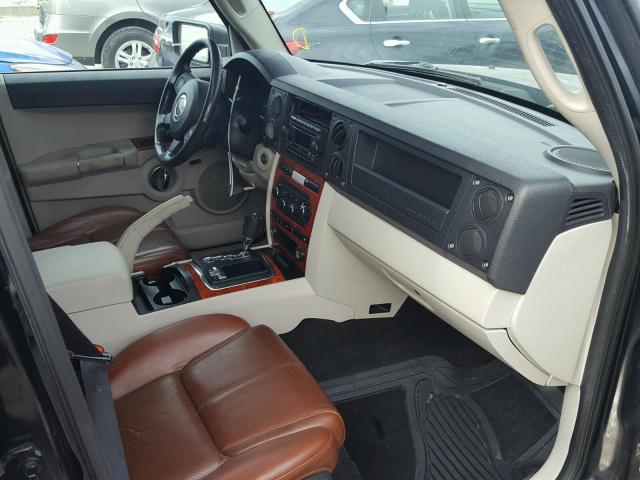1J8HG58N06C125057 - 2006 JEEP COMMANDER BLACK photo 5