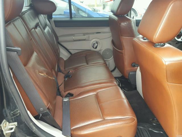 1J8HG58N06C125057 - 2006 JEEP COMMANDER BLACK photo 6