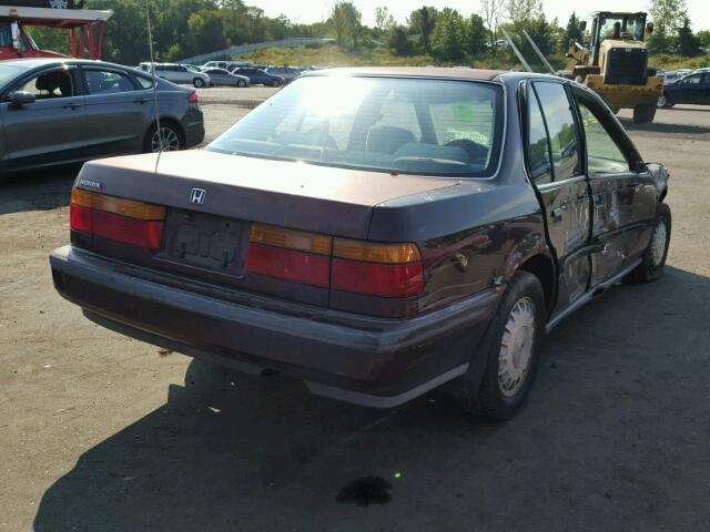 1HGCB7662LA126324 - 1990 HONDA ACCORD EX MAROON photo 4