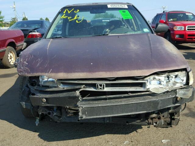 1HGCB7662LA126324 - 1990 HONDA ACCORD EX MAROON photo 9