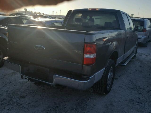 1FTRW12W06FB36079 - 2006 FORD F150 SUPER GRAY photo 4