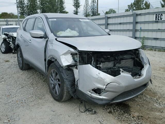 KNMAT2MT1FP541246 - 2015 NISSAN ROGUE S GRAY photo 1