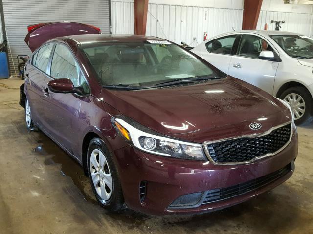 3KPFK4A79HE033122 - 2017 KIA FORTE LX PURPLE photo 1