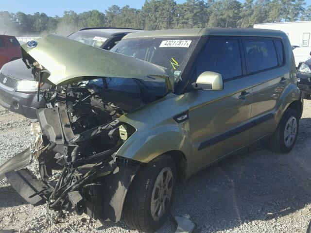 KNDJT2A52C7450844 - 2012 KIA SOUL GREEN photo 2