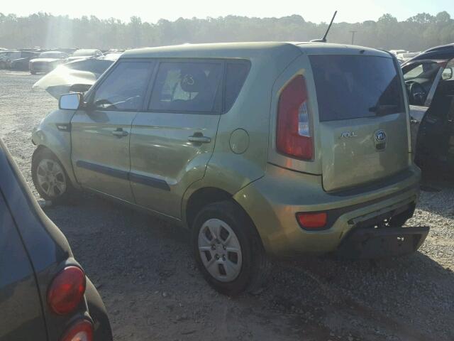 KNDJT2A52C7450844 - 2012 KIA SOUL GREEN photo 3