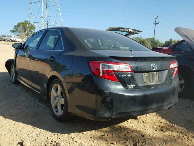 4T1BF1FK2DU725552 - 2013 TOYOTA CAMRY L BLACK photo 3