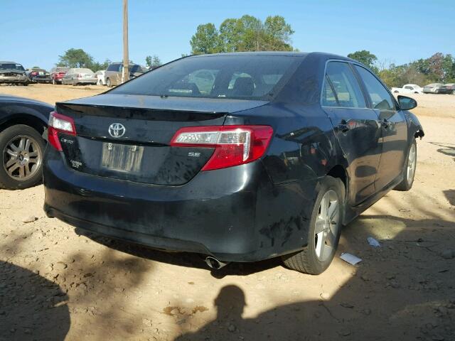 4T1BF1FK2DU725552 - 2013 TOYOTA CAMRY L BLACK photo 4