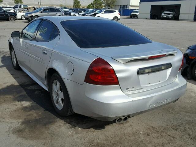 2G2WS522551196694 - 2005 PONTIAC GRAND PRIX SILVER photo 3