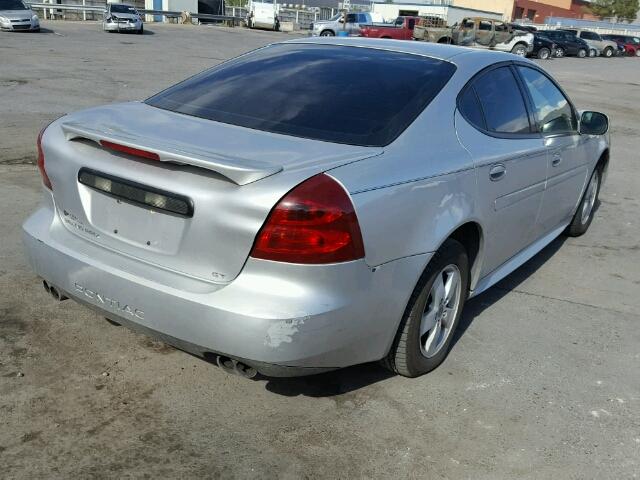2G2WS522551196694 - 2005 PONTIAC GRAND PRIX SILVER photo 4