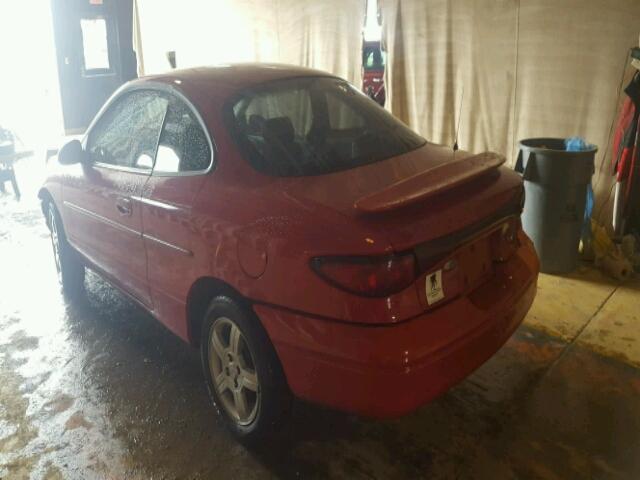 3FAFP11323R167393 - 2003 FORD ESCORT ZX2 RED photo 3