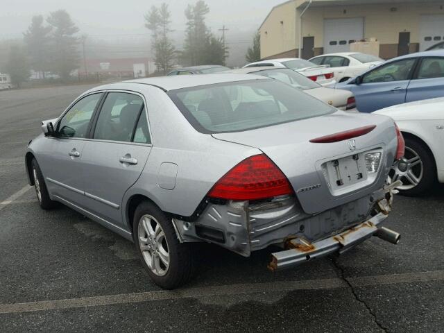 1HGCM56357A113092 - 2007 HONDA ACCORD SILVER photo 3