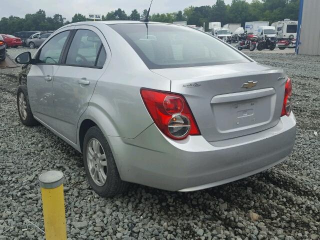 1G1JA5SHXC4216882 - 2012 CHEVROLET SONIC LS SILVER photo 3