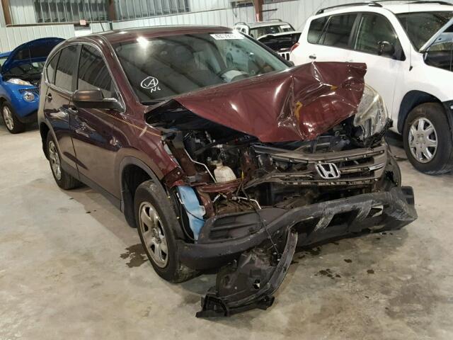 5J6RM3H33DL039840 - 2013 HONDA CR-V BURGUNDY photo 1