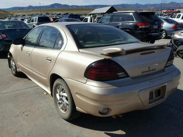 1G2NF52E64M584983 - 2004 PONTIAC GRAND AM GOLD photo 3