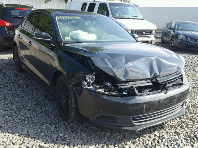 3VW2K7AJ7CM369763 - 2012 VOLKSWAGEN JETTA BASE Սև լուսանկար 1