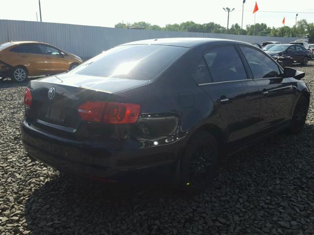 3VW2K7AJ7CM369763 - 2012 VOLKSWAGEN JETTA BASE Սև լուսանկար 4