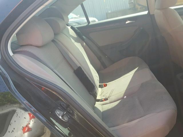 3VW2K7AJ7CM369763 - 2012 VOLKSWAGEN JETTA BASE Սև լուսանկար 6