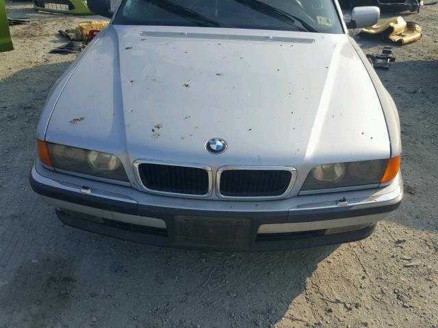 WBAGF8324VDL47790 - 1997 BMW 740 I AUTO SILVER photo 9