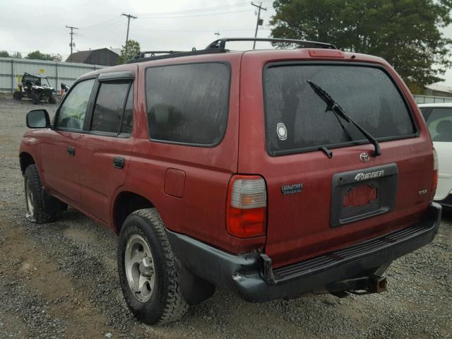 JT3GM84R9W0030895 - 1998 TOYOTA 4RUNNER MAROON photo 3