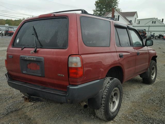 JT3GM84R9W0030895 - 1998 TOYOTA 4RUNNER MAROON photo 4