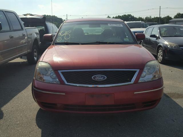 1FAFP23175G162735 - 2005 FORD FIVE HUNDR RED photo 9