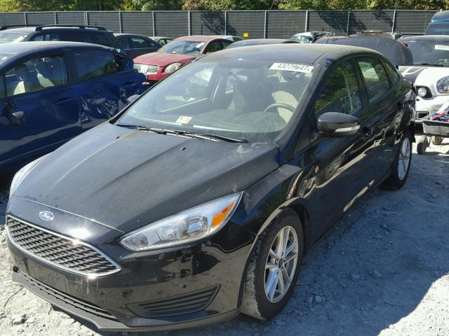 1FADP3F25GL376375 - 2016 FORD FOCUS SE BLACK photo 2