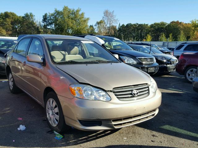 1NXBR38E34Z220646 - 2004 TOYOTA COROLLA TAN photo 1