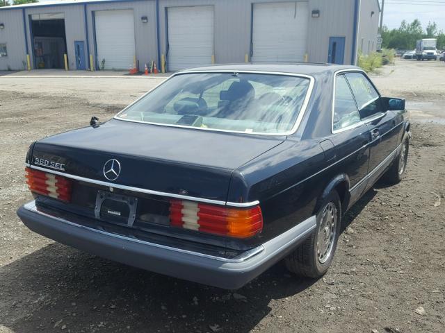 WDBCA45E0LA530567 - 1990 MERCEDES-BENZ 560 SEC BLACK photo 4