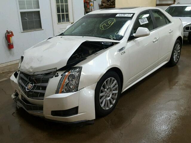 1G6DG5EG2A0116191 - 2010 CADILLAC CTS WHITE photo 2