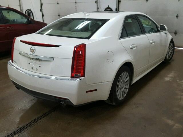 1G6DG5EG2A0116191 - 2010 CADILLAC CTS WHITE photo 4