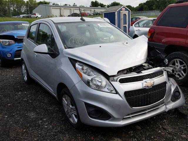 KL8CD6S98DC527586 - 2013 CHEVROLET SPARK 1LT SILVER photo 1