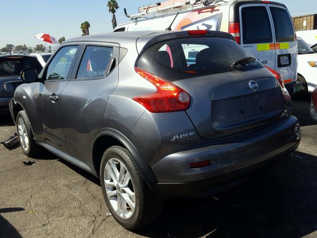 JN8AF5MR9DT223932 - 2013 NISSAN JUKE S GRAY photo 3