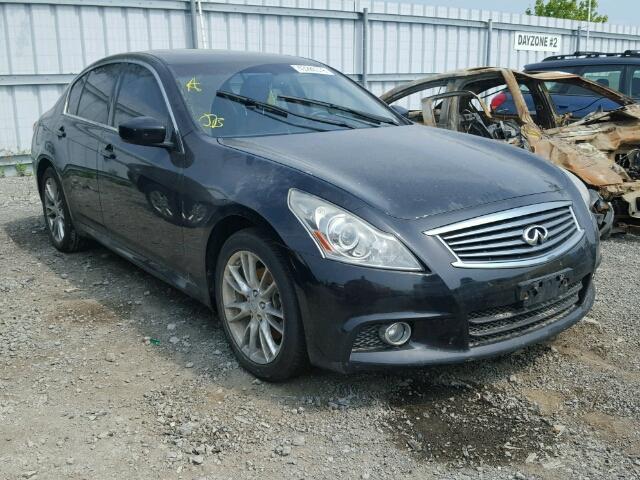 JN1DV6AR7BM652843 - 2011 INFINITI G25 BLACK photo 1