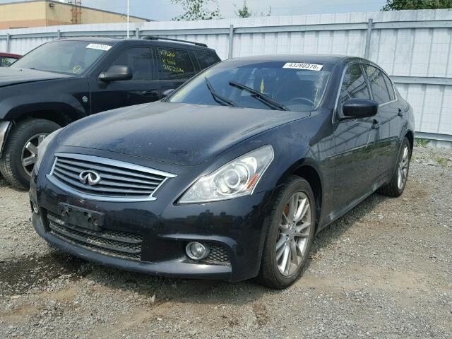 JN1DV6AR7BM652843 - 2011 INFINITI G25 BLACK photo 2