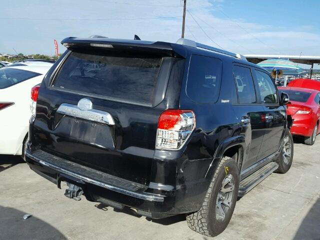 JTEBU5JR9C5102830 - 2012 TOYOTA 4RUNNER SR BLACK photo 4