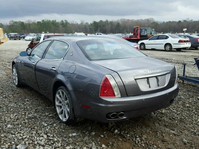 ZAMCE39A250017414 - 2005 MASERATI QUATTROPOR GRAY photo 3